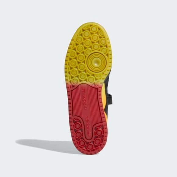 Adidas Originals Forum Low Mens Leather Sneaker Shoes Black FZ5891 NEW Size 13 - Picture 7 of 9